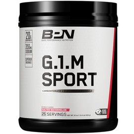 BARE PERFORMANCE NUTRITION BARE PERFORMANCE NUTRITION, BPN G.1.M Go One More Sport, Endurance Training Fuel, Superior Carbohydrate & Electrolytes Powder Formula, Reduce Fatigue, Salted Watermelon, 25 Servings