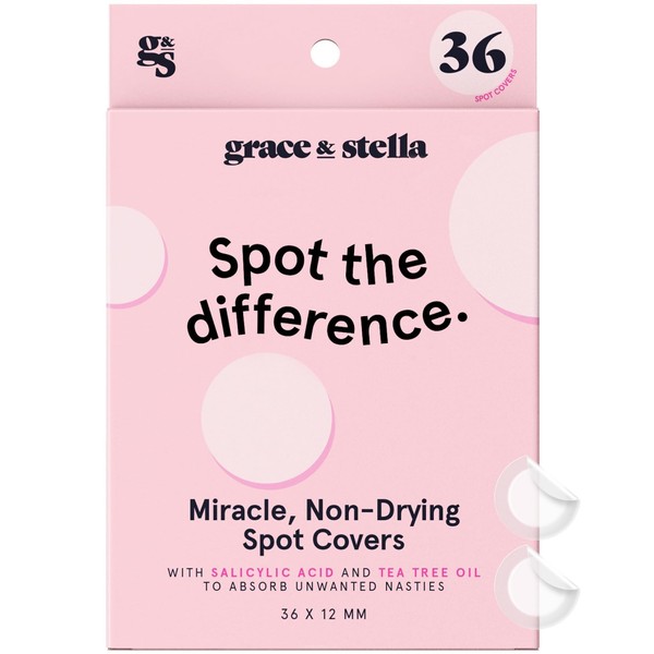 grace & stella Award Winning Pimple Patches For Face (Round,