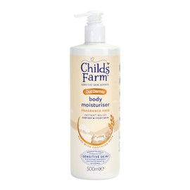 Childs Farm Childs Farm OatDerma Body Moisturiser, Fragrance Free, Soothing Hydration, Sensitive Skin, Emollient, Baby, Kids, 500ml