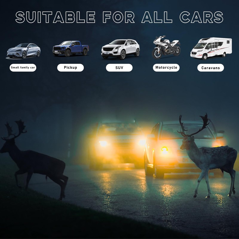 Ohleats 2PCS Deer Whistles for Car, Automotive Save a Deer