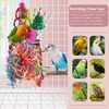 KATUMO Bird Foraging Toys, Seagrass Basket Bird Toy with Array
