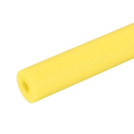 PATIKIL Pipe Insulation Foam Tube, Pool Noodles Foam Tubing Covers 1/2" (12mm) ID x 3.3FT x 1-3/8" OD for Swimming Pool Handle Heat Preservation Protective Sleeve, Yellow