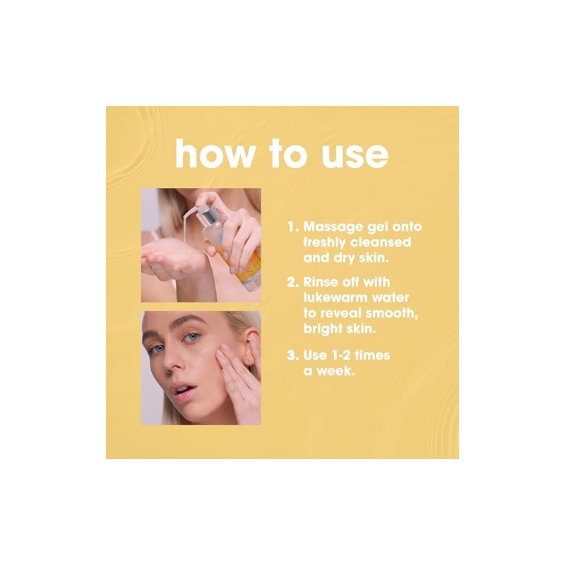Bye Bye Blemish, Gel exfoliante facial con Vitamina C, 118ml