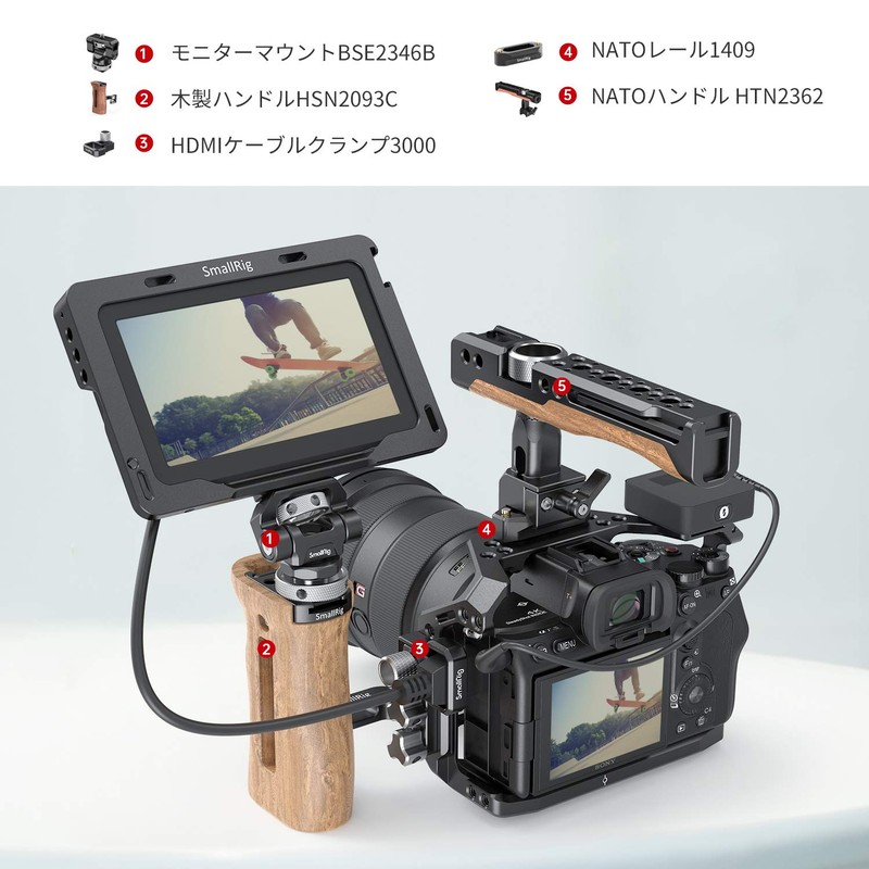 SmallRig Full Cage for A7S III/A7S3 Cameras-2999