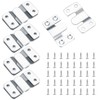 10pcs/5 Pair Frame Hanging Hardware Mount Bracket Link Photo Frame