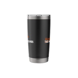 Sayings HIKING WITH DOGS Stainless Steel Insulated Tumbler
