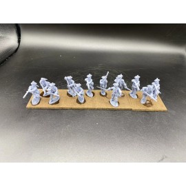 Nerd Herd Wargaming 40mm, 3D Printed, AWI, Hessian Jaegers Skirmishing (12), Black Powder