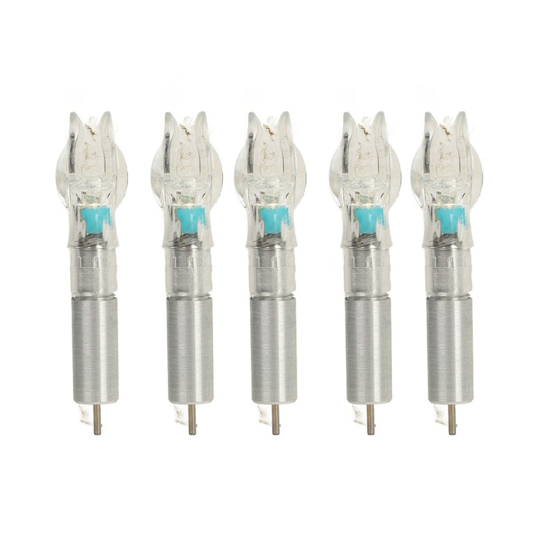 5PCS LED Lighted Nocks Plastic Shell Easy Installation for 6.2mm