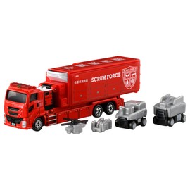 Takara Tomy Tomica Long Type Tomica No. 121 Ichihara City Fire Department Scrum Force Mini Car, Toy, Ages 3 and Up