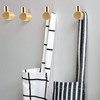 Wall Mounted Gold Clothes Hooks, Brass Coat Hooks, Decorative Wall