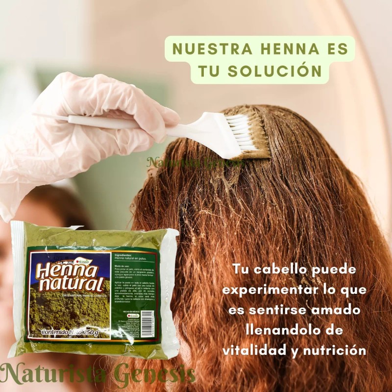 El oasis Tinte Natural Henna En Polvo El Oasis 250g