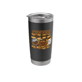 Coffee Is My Favorite Co Worker, Coffee Roaster and Barista Stainless Steel Insulated Tumbler