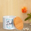 Ceramic Jar with Lid Bamboo - Certified Father of the