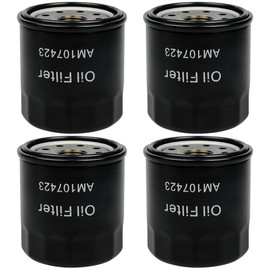 4PCS 49065-0724 Oil Filter fit for kawasaki FX850V FX801V FJ180V FH381-721V FH601-770D FX751-FX1000V Models,Club Car 1016467 S-tens 120-634 49065-2071 Engine Oil Filter Replace 49065-7010, 49065-2071