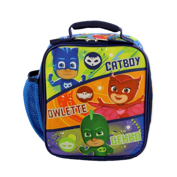 PJ Masks Boy's Girl's Soft Insulated School Lunch Box (One