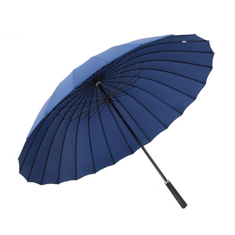 Long Handled Umbrella 24 Rib Large Windproof Reinforced Straight Umbrella