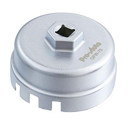 Suekage Tool Oil Filter Wrench Pro-Auto OFW-70 Compatible Filter: 2.5 inches (64.5 mm) x Insertion Angle: 0.4 inches (9.5 mm), 1 piece