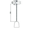INTRA-TEC Garage Door Handle 9 x 60 mm Aluminium F1