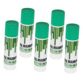 INOOMP Crayones de Cera Verde para Marcar Ganado, 5 Piezas, Alta Visibilidad y Resistente al Agua para Vacas y Cabras en Uso al Aire Libre