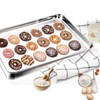 TeamFar Baking Sheet Set of 4, Stainless Steel Baking Pan