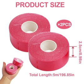 2 Stück Anti-Falten Pflaster,Face Lifting Tape, 2,5 cm x 5 m, Multifunktional Face Tape, Multifunktionales Gesichtstape für Augen und Gesicht, Effektives Lifting Tape gegen Falten und schlupflider