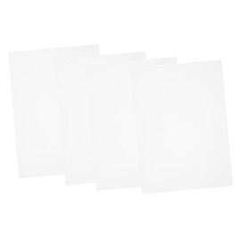 STOBOK 5Pcs Sheets Shredder Greased Paper Lubricating Tool Lubricating Paper for Shredder Oil Paper White Shredder lubricating Oil Paper