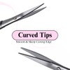 Stainless Steel Manicure Scissors Curved Nail & Cuticle Trimmer for