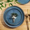 AmorArc Ceramic Dinnerware Sets, Handmade Reactive Glaze Stoneware Plates and