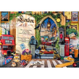 Schmidt Spiele 58606 Memories of London Aimee Steward 1000 Piece Jigsaw Puzzle