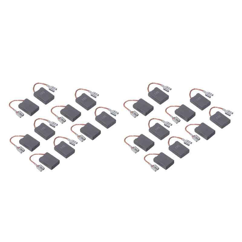 20Pcs Motor Carbon Brushes Angle Grinder Electric Drill Hammer Power