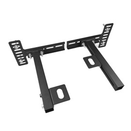 FTLKIBMD Adjustable Headboard Bracket Kit – 2 Pack Heavy Duty Metal Brackets for Bed Frame, Easy Installation, Compatible with Adjustable/Platform/King/Queen Beds