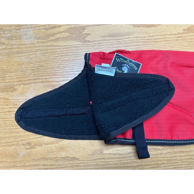 Windhorse Red Small 600 Denier Dog Coat Sherpa Lined *NEW