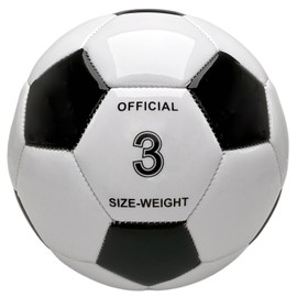 UERMAPTE Classic Black and White Soccer Ball Size 3 for boy and Girl Play or Training Indoor Outdoor Balls