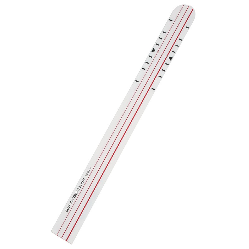 Golf Putting Mat Acrylic Accurate Scale Line Portable Double Sided