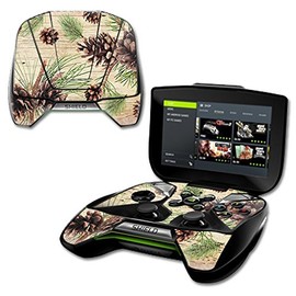 MightySkins Skin Compatible with NVIDIA Shield Portable – Pine Collage | Protective, Durable, and Unique Vinyl Decal wrap Cover | Easy to Apply, Remove, and Change Styles | Made in The USA