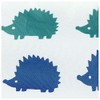 SCANDINAVIANFOREST Folding Shopping Bag, Hedgehog (Indigo), purple, (indigo)