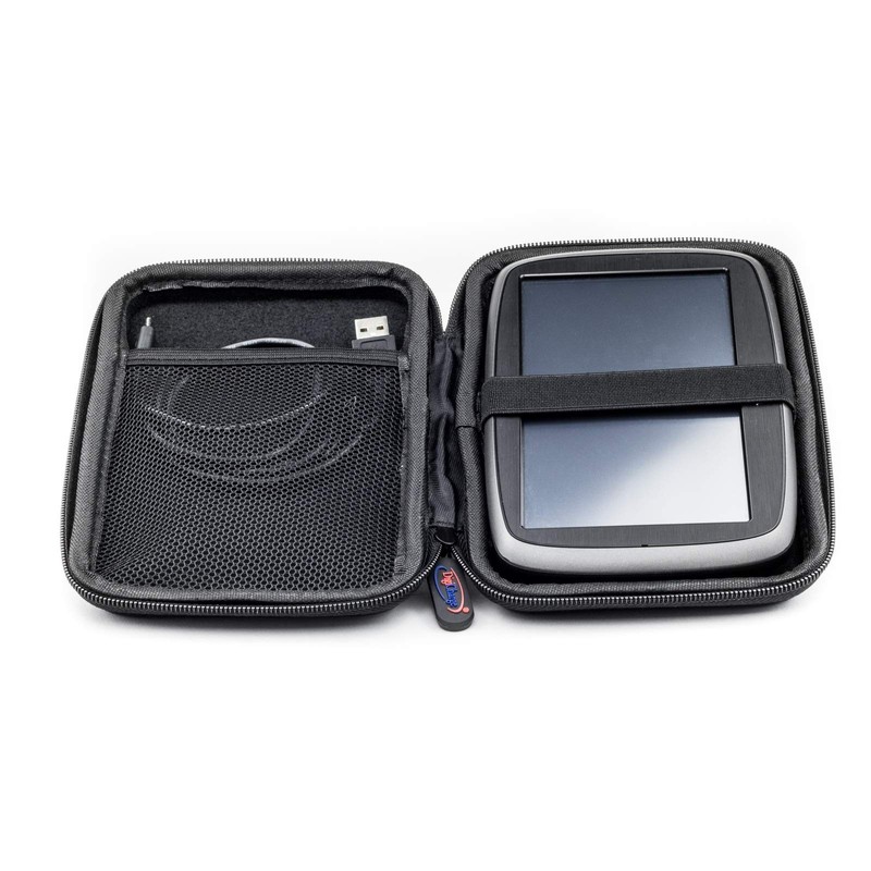 Schwarzes Schlank Hartschalentasche für TomTom Go Premium 6" Basic 6"