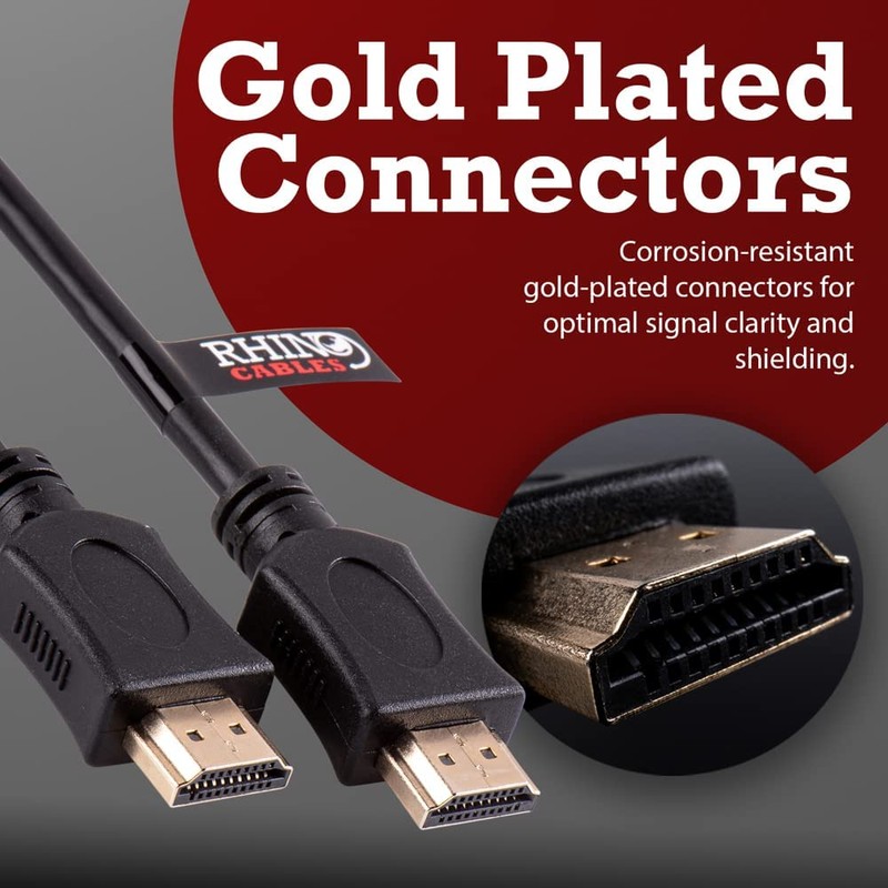 rhinocables - HDMI Cable | 4K UHD & 3D Support