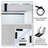 No Drilling Window Blackout Set, 100% Opaque, 1 m x