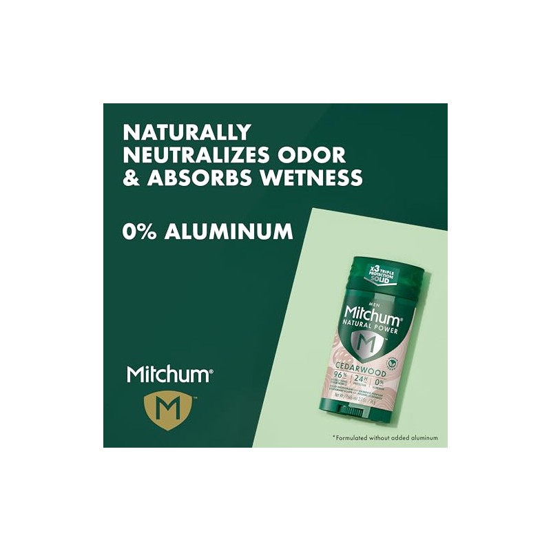 Mitchum Natural dry solid men