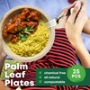 DISPOSABLE GREEN – Round Disposable Plates, Areca Leaf Serving Plates,