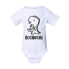 Freedomtees Boobivore Baby Bodysuit Funny Gift Baby Shower (New Born)