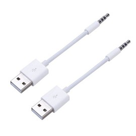 chenyang 2pcs/lot 3.5mm Male AUX Audio to USB Male Cable for Car Sync USB Flash Disk Card Reader