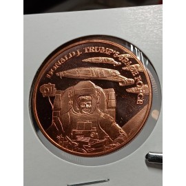 Donald Trump's Space Force .999  1 Oz Copper Round