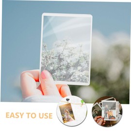 Tofficu 100sheets Laminating Film Thermal Laminating Pouches for Photos x Mil for Document and Display