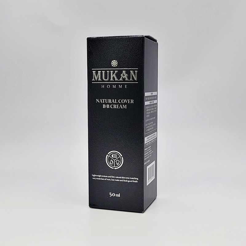 Mukan Homme Natural Cover BB Cream 50ml / 무칸 옴므