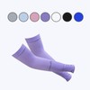 Seamless Field Life Cooling Arm Sleeves - Individually Packaged, UV Protection Arm Sleeves Cooling Purple 10ea
