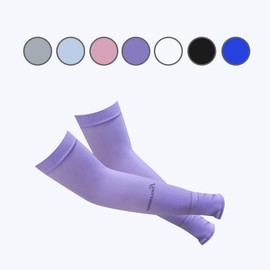 Seamless Field Life Cooling Arm Sleeves - Individually Packaged, UV Protection Arm Sleeves Cooling Purple 10ea