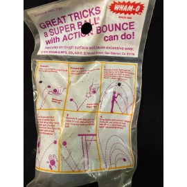 Wham-O SUPER BALL BY WHAM-O WITH ACTION BOUNCE SEALED BAG UNUSED 1976 VINTAGE