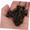 Operitacx 50 Sets Butterfly Pin Holder for Badges Clutch Lock